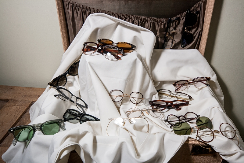 Vintage eyeglasses and sunglasses