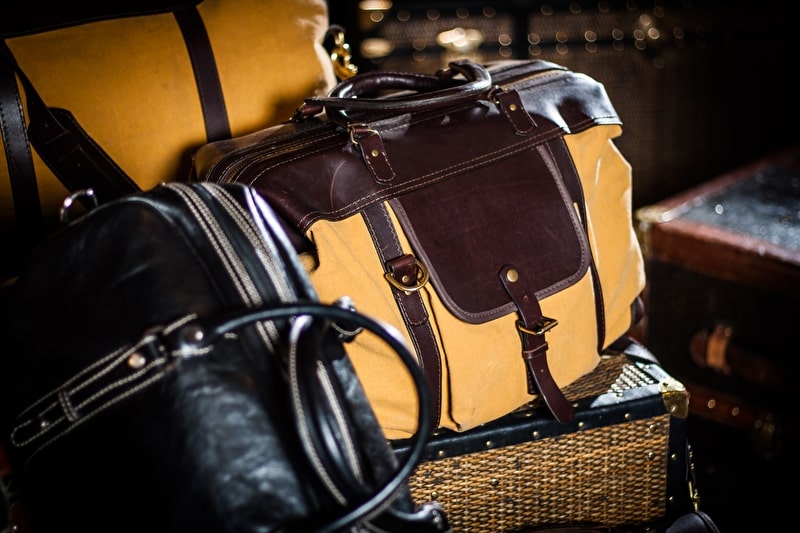 Luggage, Brand New Leather and Custom at The Hand Prop Room