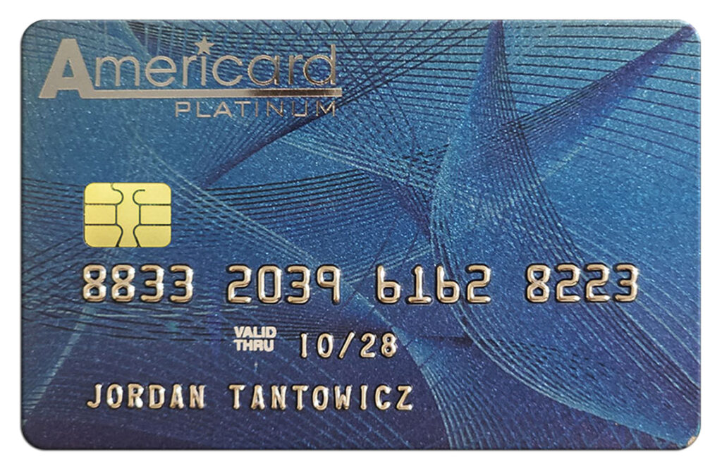 Americard Platinum - Hand Prop Room