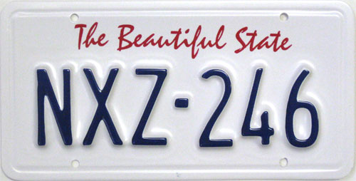 License Plate – Generic – Beautiful State - Hand Prop Room