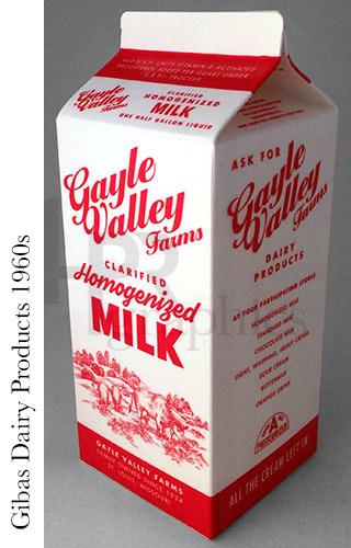 Milk – Retro 1980s – Whole – Carton – Half Gallon - Hand Prop Room