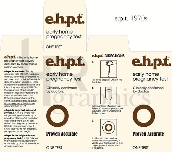 Ehpt EHPT Pregnancy Test – 1970s – Hand Prop Room