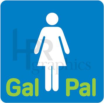 Gal Sticker Gal Pal Sticker – Hand Prop Room