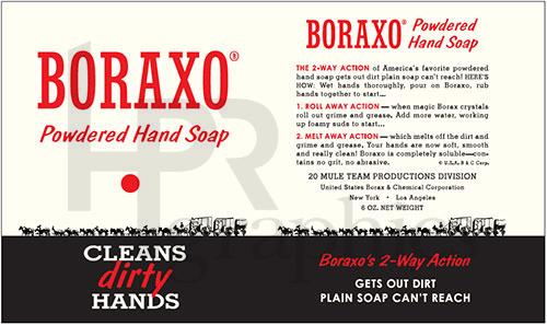 Boraxo Powdered Hand Soap – 1940s - Hand Prop Room