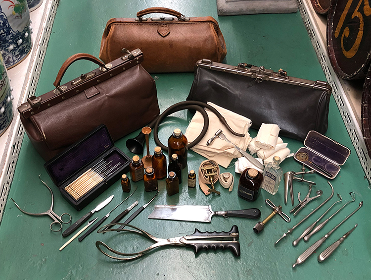 antique medical tools
