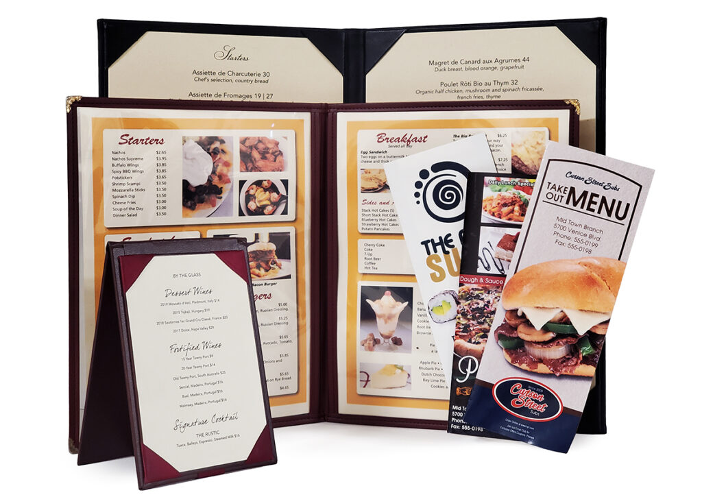 menus Hand Prop Room